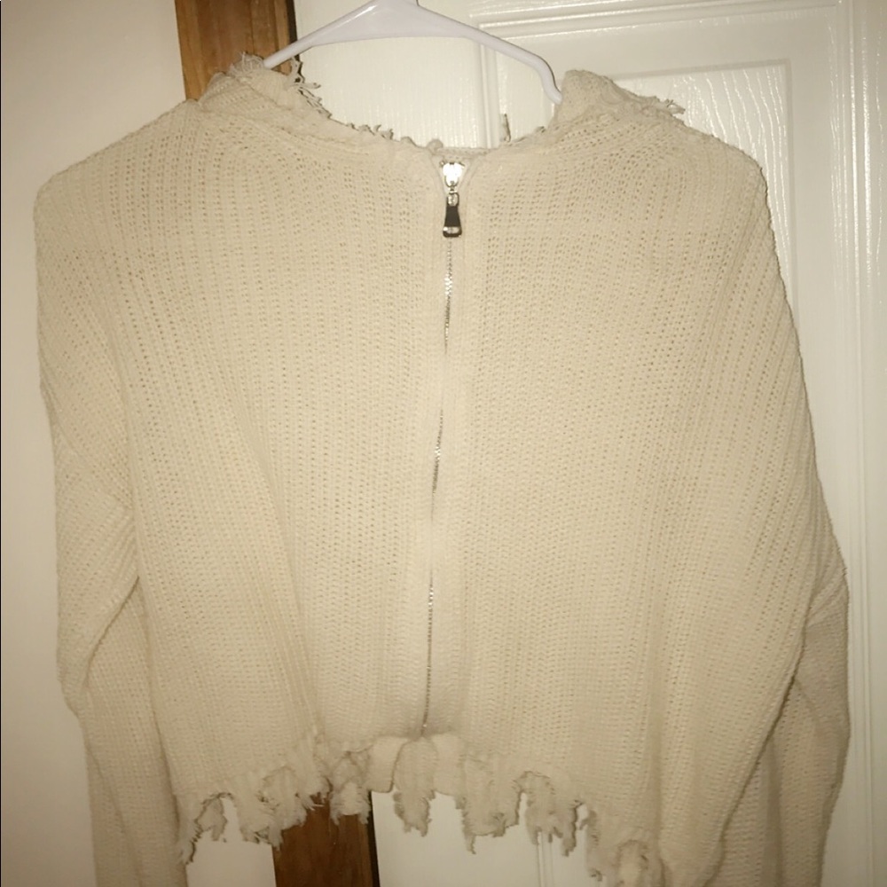 wild honey ripped ends cropped jacket